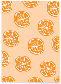 Affiche Oranges | A3 : 29,7x42cm