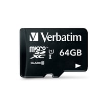 Carte micro SDHC 64GO VERBATIM classe 10