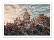 Affiche 30 x 40 cm - Autumn in Montmartre - Manjik Pictures