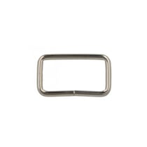 Lot de 2 passants métal 32mm couleur argent