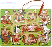 Jeu magnétique Labyrinthe des numéros