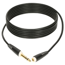 Extension de câble pour casque audio mini-Jack 3.5mm vers Jack 6.35mm de 6m Klotz