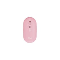 Trust Souris sans Fil Ultra-plate Rechargeable avec Connecteur Bluetooth et USB-A Rose