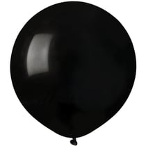 10 Ballons Noir Mat Ø48cm