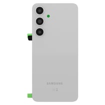 Samsung Vitre arrière pour Samsung Galaxy S24 FE Original Service Pack Argent