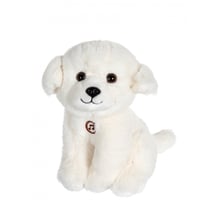 Peluche - Chien Mimi dogs sonore blanc - 18 cm