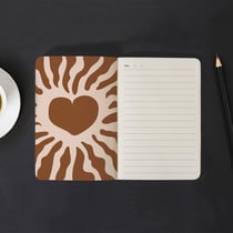 Carnet souple A6 - Le Soleil inspirante - Hirondelles & Cie