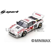 Voiture Miniature de Collection - SPARK 1/43 - BMW M1 - Le Mans 1980 - Blanc / Rouge