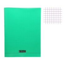 Cahier - 24x32(cm) - Petits carreaux - 96 pages - couverture en polypro - sans spirale - Clairefontaine - Calligraphe