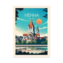 Affiche 30x40 cm - Vienna Austria - Studio Inception