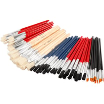 Set de Pinceaux YellowLine, dim. 4+8+10+12+3/4, 60 pièces/ 1 Pq.