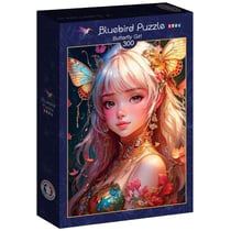Puzzle 300 pièces - La Fille aux Papillons - Bluebird Puzzle