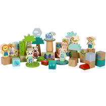 Blocs de construction en bois Jungle Friends