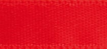Ruban de satin, 10 mm, rouleau 10 m, rouge