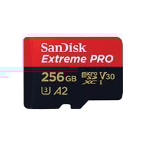 Carte microSDXC Extreme PRO 256GB + Adaptateur SD - SanDisk