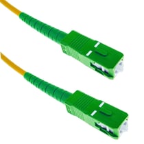 Force Power Câble Fibre Optique SC/APC Monomode Mâle vers Mâle pour Routeur 2m Vert