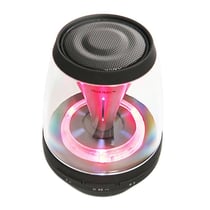 Mini Enceinte Bluetooth Portable Multifonction Avec Lampe Magique Colorée Sans Fil Noir YONIS