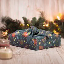 Furoshiki Boréal 75 x 75 cm