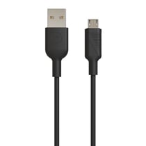 Muvit Câble Micro USB vers USB 2.0 2.4A Charge et Synchronisation 1,2m Noir