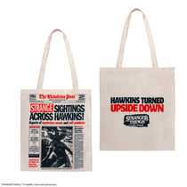 Tote Bag Hawkins Upside Down - Stranger Things