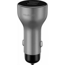 Huawei Chargeur allume-cigare argenté avec 2 ports USB Gris