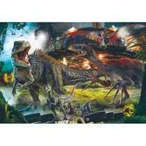 Puzzle jurassic world l'attaque de dinosaures 1000 piéces - collection préhistoire dino - clementoni - 39699