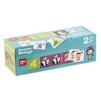 Apli Agipa - Jeux Domino Chiffres et Animaux et Memory Déguisements