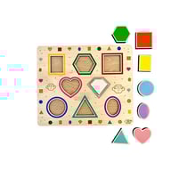 Jeu de tri de formes en bois Montessori pour le développement des enfants