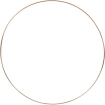 Anneau métallique, d 30 cm, ép. 3 mm, or, 1 pièce