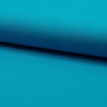 Tissu Coton Sergé d'ameublement uni Turquoise