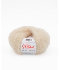 Pelote de laine et Mohair PHIL CHIC - 25gr - Phildar Gazelle Marron