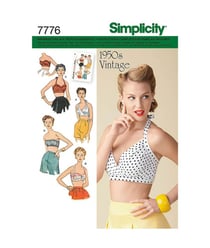 Patron Simplicity 1426 Soutien gorge vintage taille n°FR 32-40