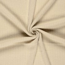 Tissu Jersey cotêlé uni Isandra Beige