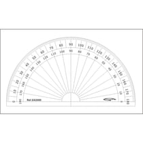 Graphoplex - Rapporteur 1/2 cercle degrés Ø 10 cm