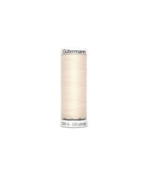 Fil à Coudre 100% polyester 200m - Gütermann 802 Ecru