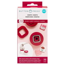 Adaptateur badge carré 32 mm button press - We R