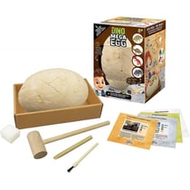 Mega oeuf dinosaures a deterrer 20 cm - buki - 2137 - kit excavation, fouilles