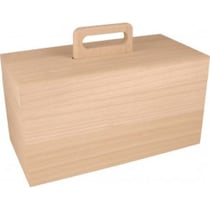 BOITE DE RANGEMENT 3 PARTIES - 30X20,5X15 CM - BOIS