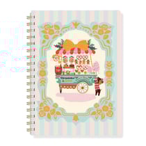 Carnet de notes à spirale Bretzel&Cie - A5 - 160 pages - Hirondelles & Cie