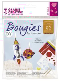 KIT DIY BOUGIES ANNIVERSAIRE ESPACE