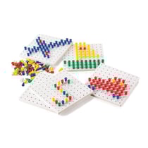 1 000 pegs avec 5 planches - Jouet créatif et éducatif