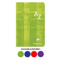 Carnet - Répertoire - 11x17cm - Sans spirale - 96 pages - Grands carreaux - Clairefontaine