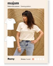 Patron T-shirt - Romy - Taille 34 au 48