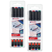 Marqueur permanent - Pointe moyenne 1 mm - EDDING - Assortiment - Lot de 2