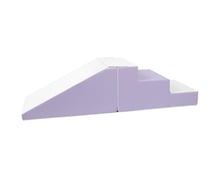 Lot de 2 grands blocs en mousse blanc lilas - Velinda - Gris