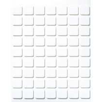 3 D plaquettes adhésives, 11x12x2 mm, SB - Btl. 1 plaque 63 pièces