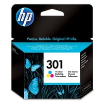 HP 301 Cartouche d'encre trois couleurs authentique (CH562EE) pour HP Envy 4505 et HP DeskJet 1050/1512/2548/3057A