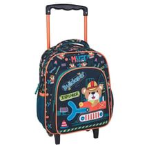 Sac à dos à roulettes Must Ourson Buldozer 31 CM Trolley - Maternelle