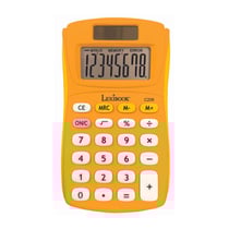 Calculatrice de Poche jaune 8 Chiffres