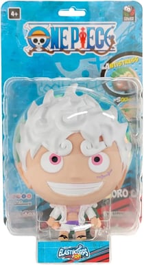 Figurine Extensible 10 cm - CICABOOM Elastikorps HeroPop - One Piece Luffy Gear 5